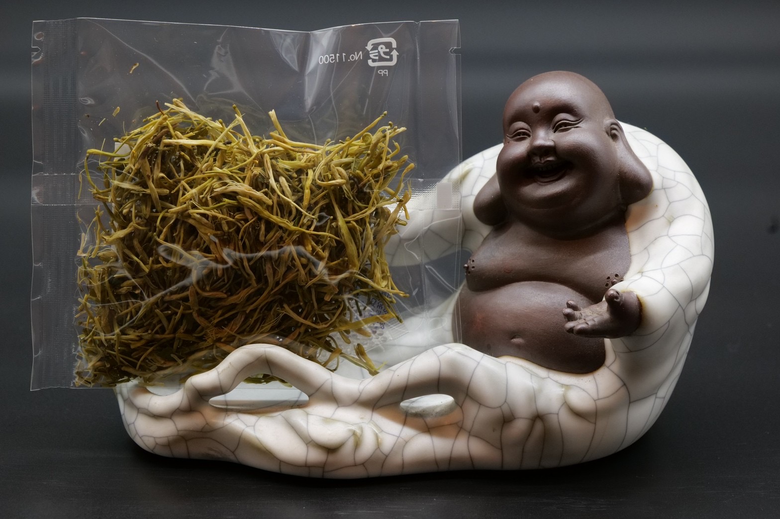 新品『中国茶器・招財進宝壺・こげ茶色』中国茶文化・茶道 金銀花茶(小) - 【公式】漂香茶館オンラインストア